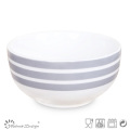 13cm New Bone China Bowl Decalque Cor Simples